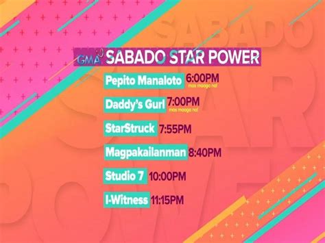 Sabado Star Power .